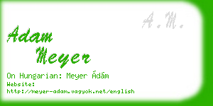 adam meyer business card
